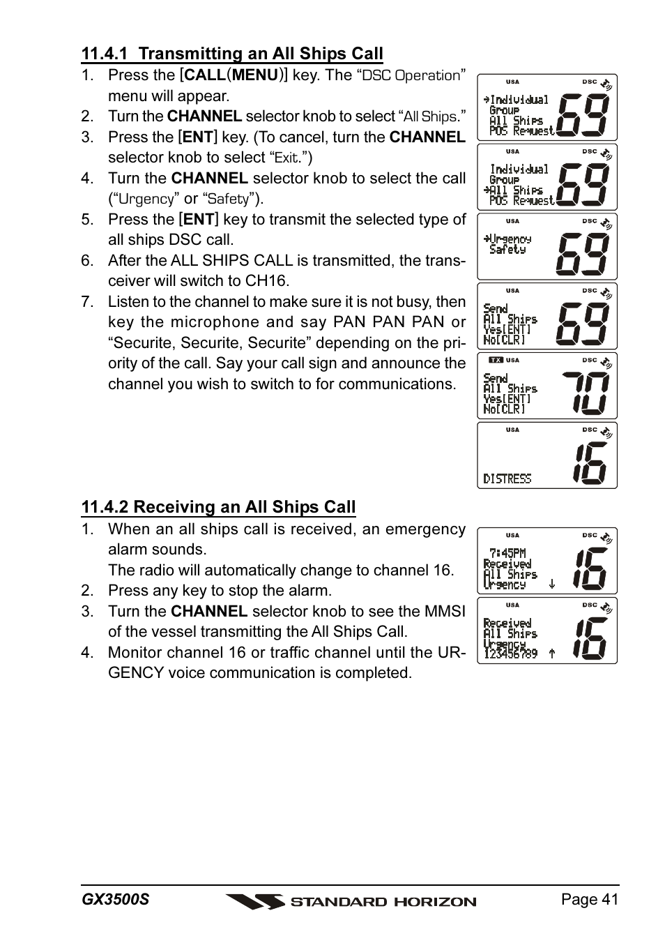 Standard Horizon QUANTUM Series GX3500S User Manual | Page 41 / 88