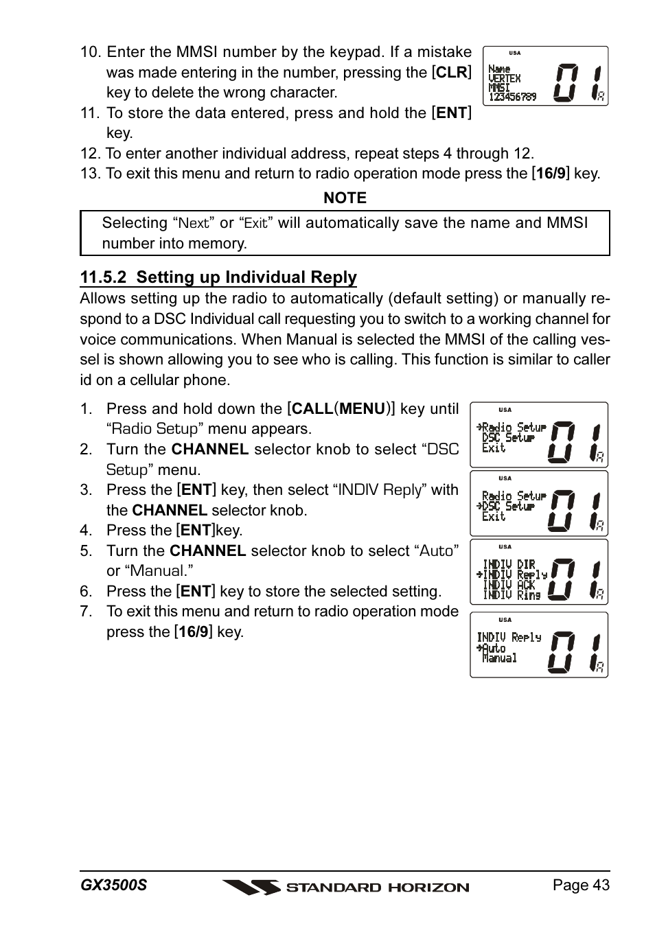 Standard Horizon QUANTUM Series GX3500S User Manual | Page 43 / 88