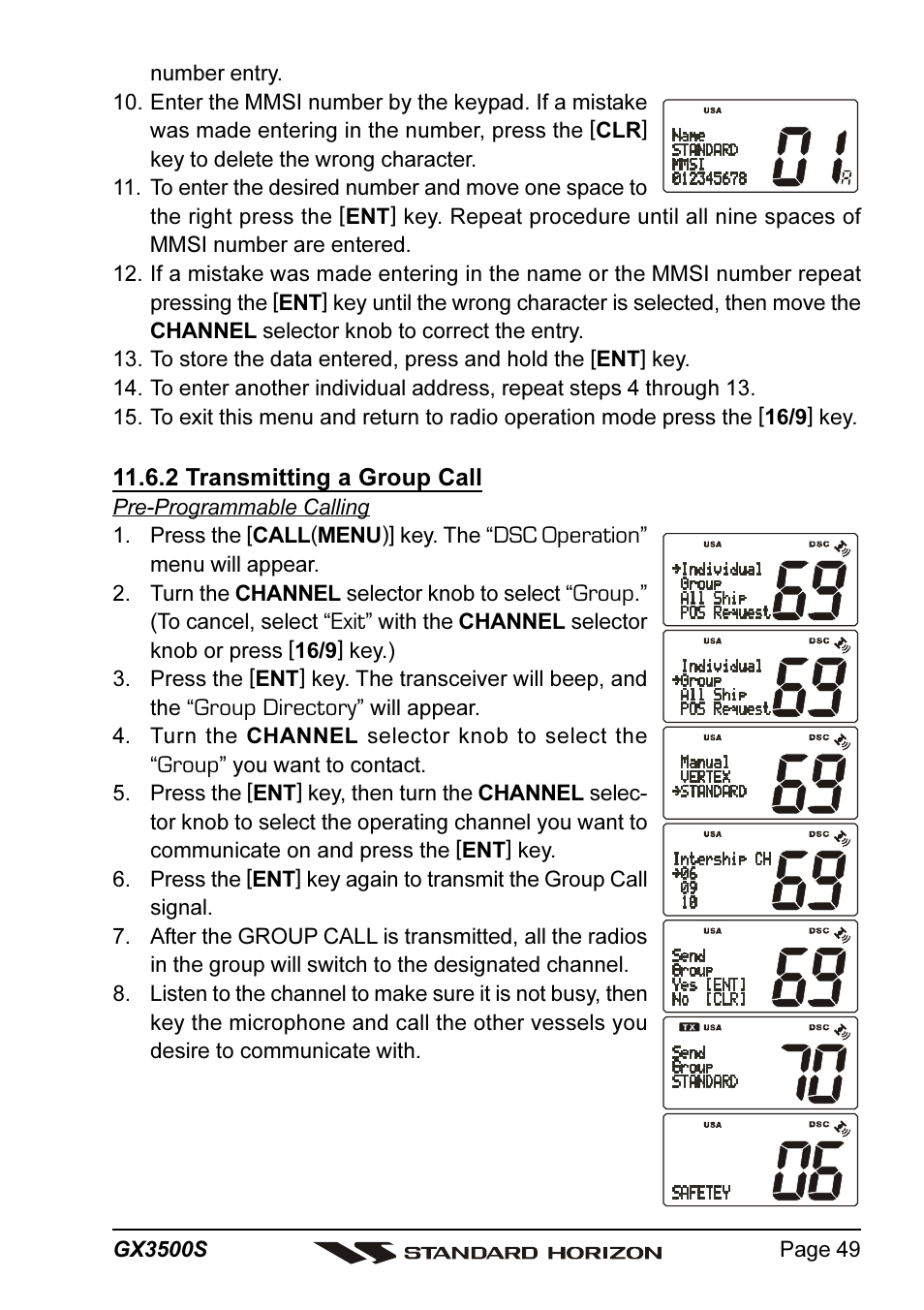 Standard Horizon QUANTUM Series GX3500S User Manual | Page 49 / 88