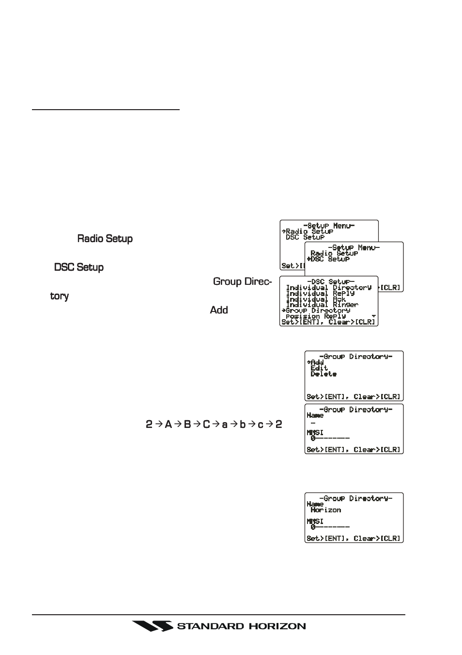 7 group call | Standard Horizon Gx5500s User Manual | Page 48 / 100