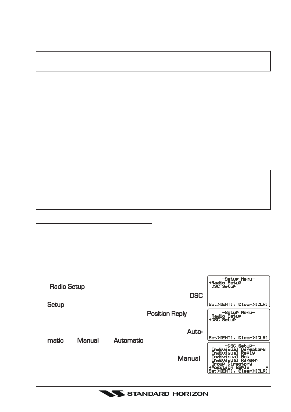 8 position request | Standard Horizon Gx5500s User Manual | Page 51 / 100
