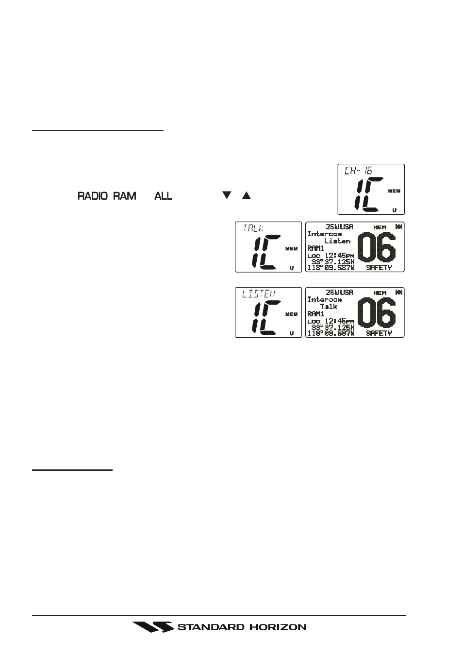 2 intercom operation | Standard Horizon Gx5500s User Manual | Page 82 / 100