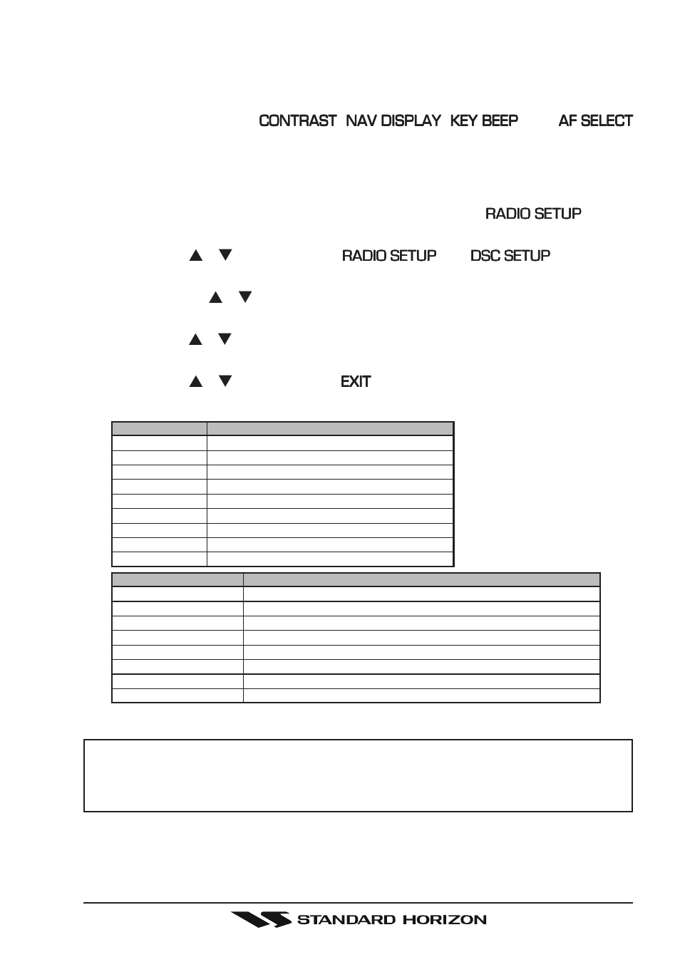 5 dsc/radio setup mode | Standard Horizon Gx5500s User Manual | Page 85 / 100