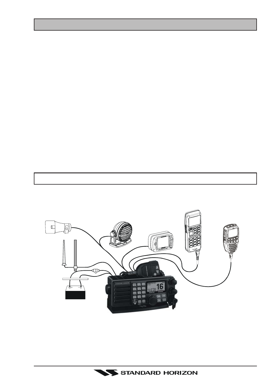 8 installation, 1 location, 2 electrical connections | Figure 1. general installation | Standard Horizon Gx5500s User Manual | Page 9 / 100