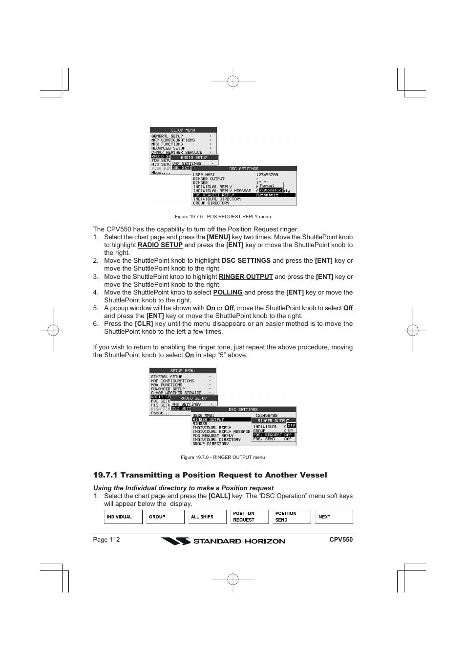 Standard Horizon CPV550 User Manual | Page 112 / 148