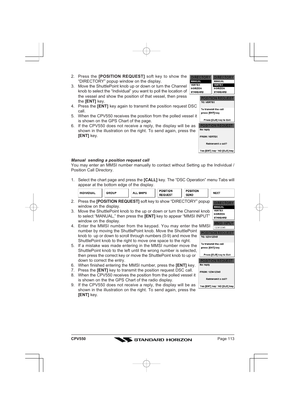 Standard Horizon CPV550 User Manual | Page 113 / 148