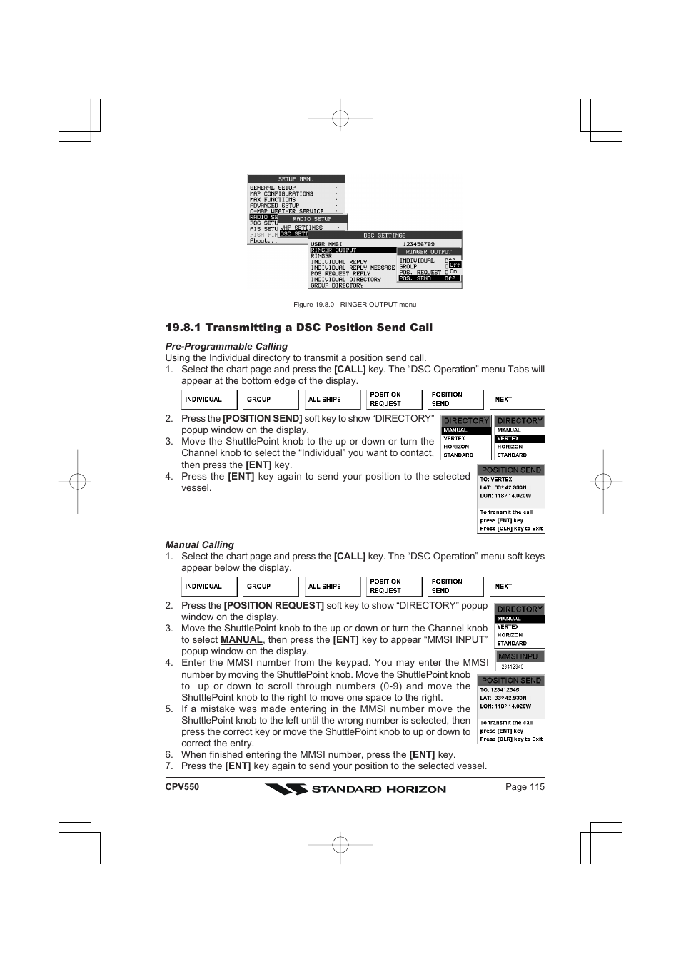 Standard Horizon CPV550 User Manual | Page 115 / 148