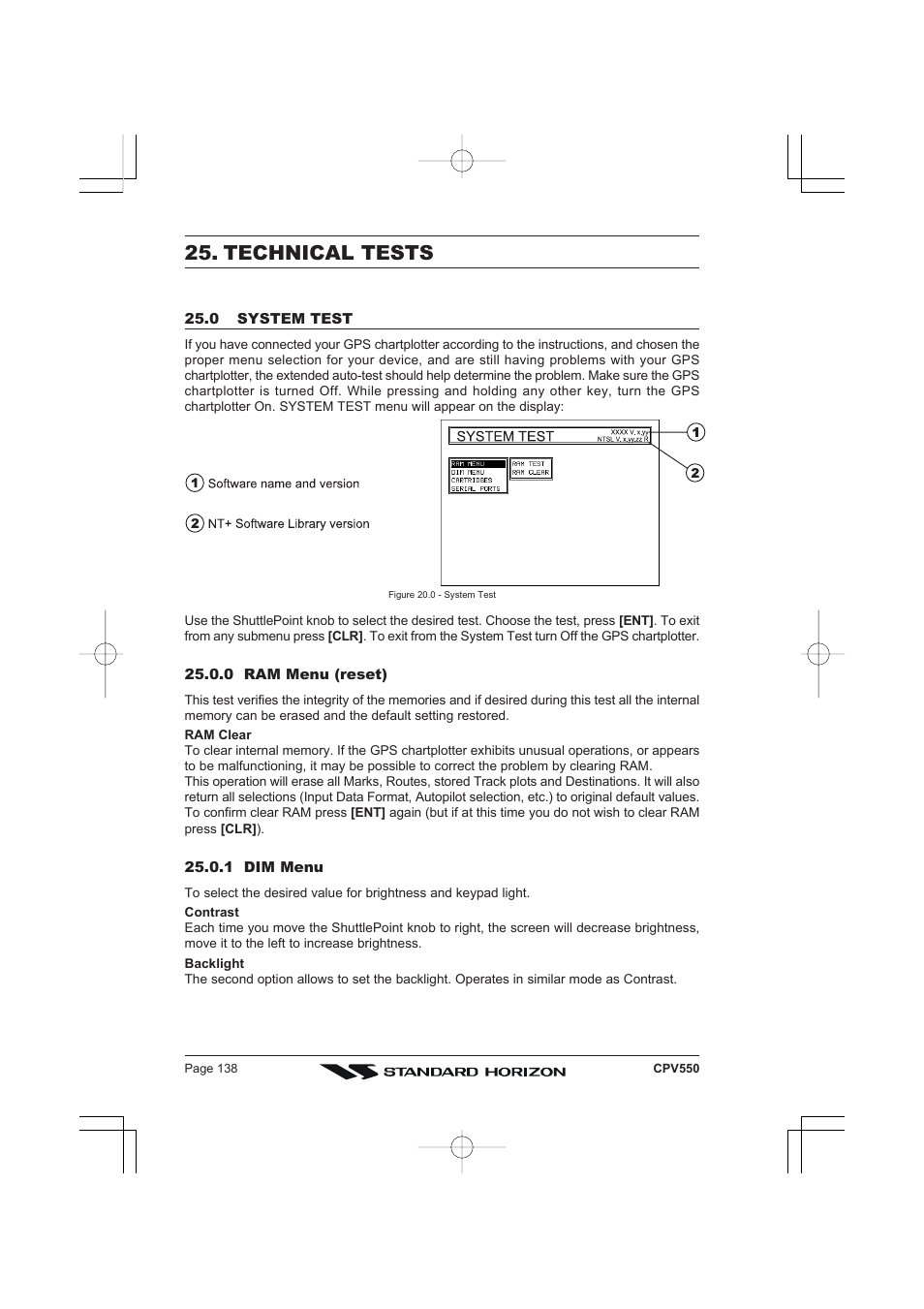 Technical tests | Standard Horizon CPV550 User Manual | Page 138 / 148