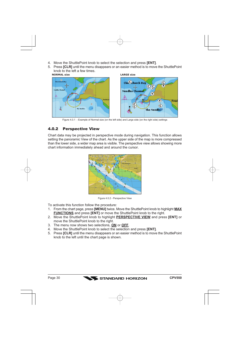 Standard Horizon CPV550 User Manual | Page 30 / 148