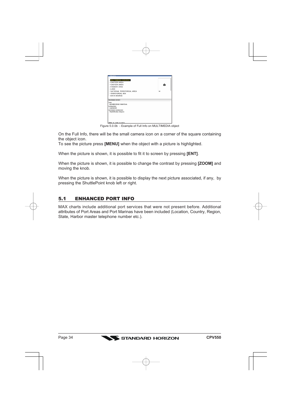 Standard Horizon CPV550 User Manual | Page 34 / 148