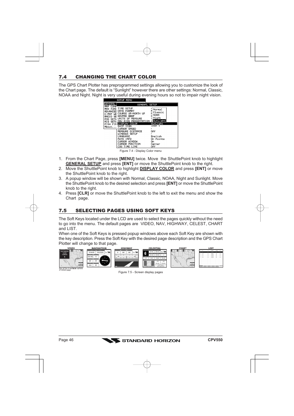 Standard Horizon CPV550 User Manual | Page 46 / 148