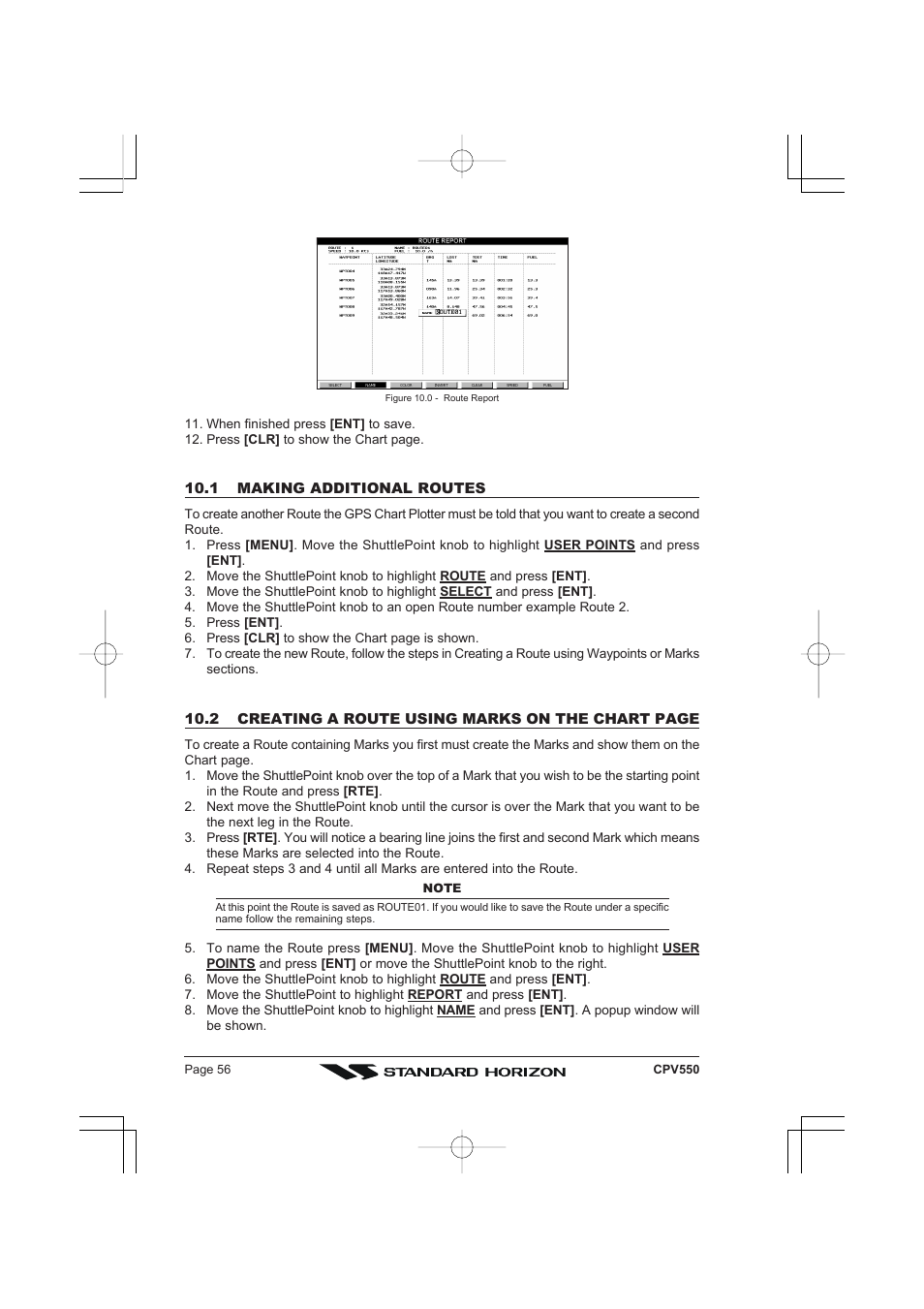 Standard Horizon CPV550 User Manual | Page 56 / 148