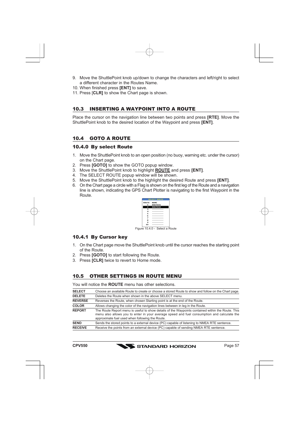 Standard Horizon CPV550 User Manual | Page 57 / 148