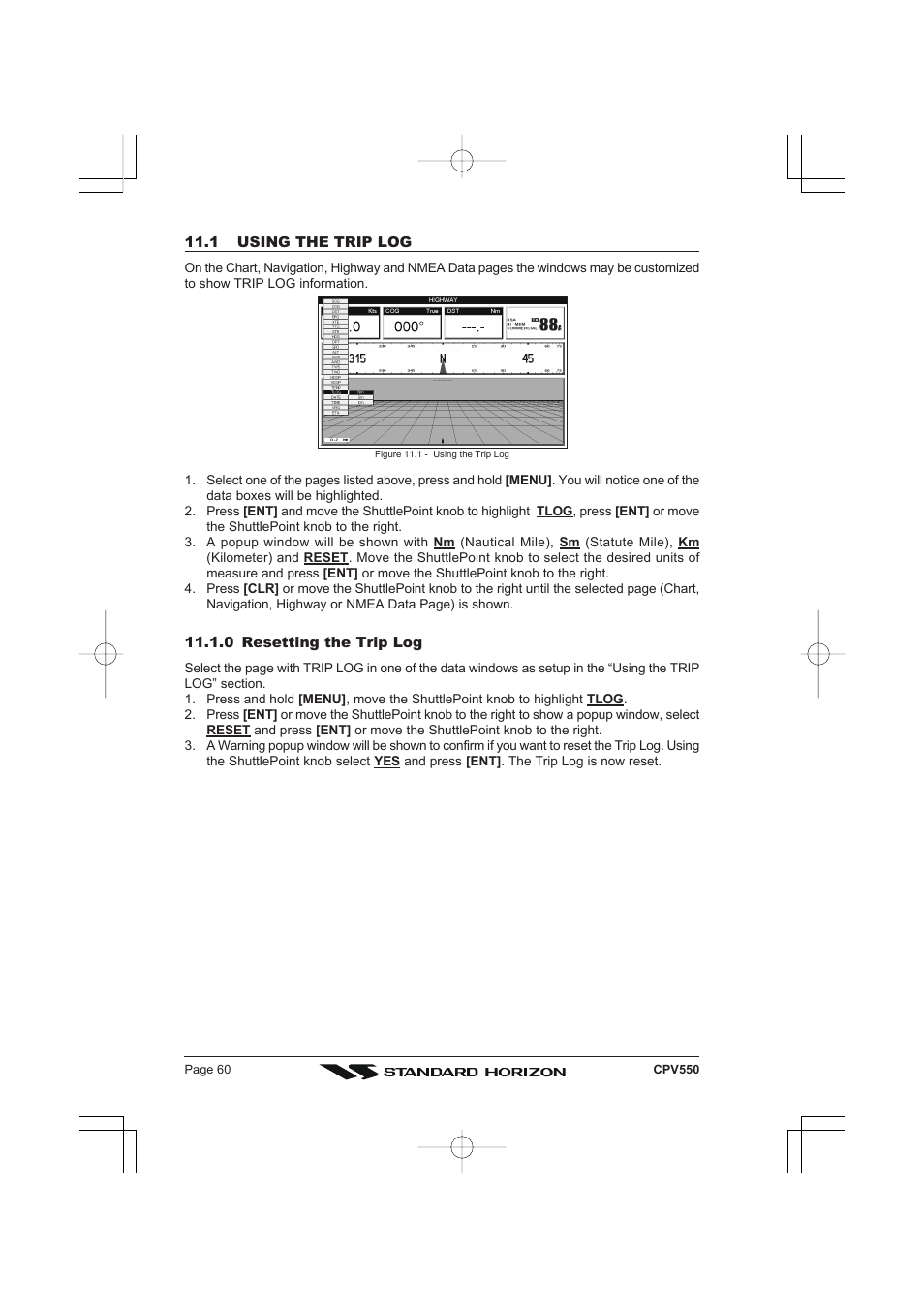 Standard Horizon CPV550 User Manual | Page 60 / 148