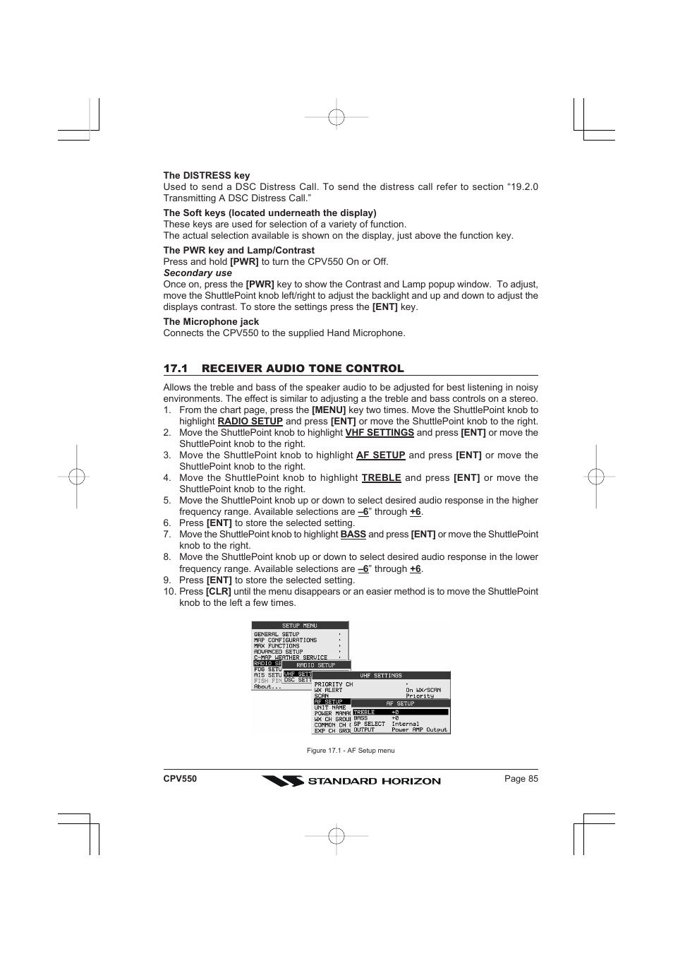 Standard Horizon CPV550 User Manual | Page 85 / 148