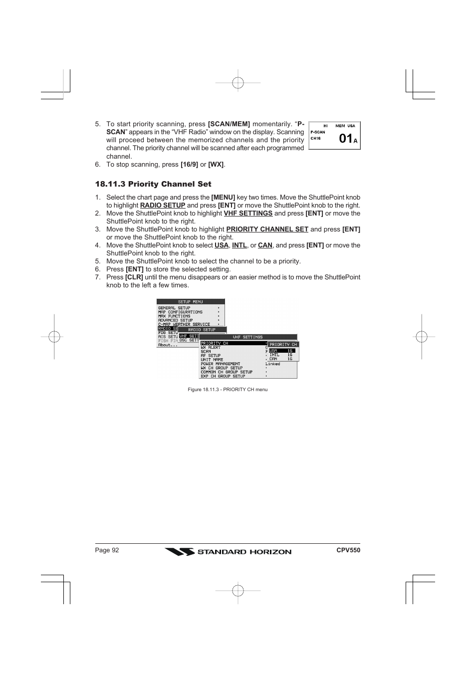 Standard Horizon CPV550 User Manual | Page 92 / 148