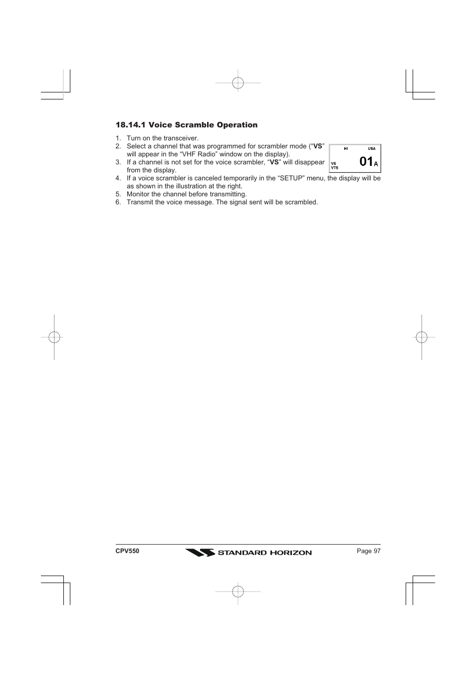 Standard Horizon CPV550 User Manual | Page 97 / 148