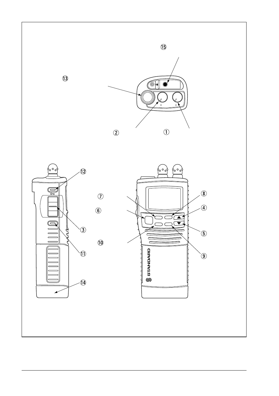 Figure 1. controls and connectors | Standard Horizon Hx 350s User Manual | Page 6 / 24