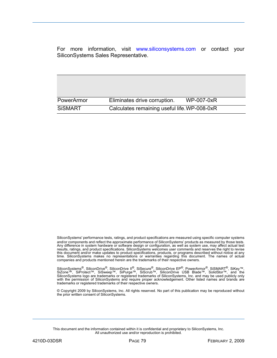Related documentation, Table 66: related documentation, Elated | Ocumentation, Ssd-d, I)-4210 d | Silicon Image SiliconDrive SSD-DXXX(I)-4210 User Manual | Page 88 / 88