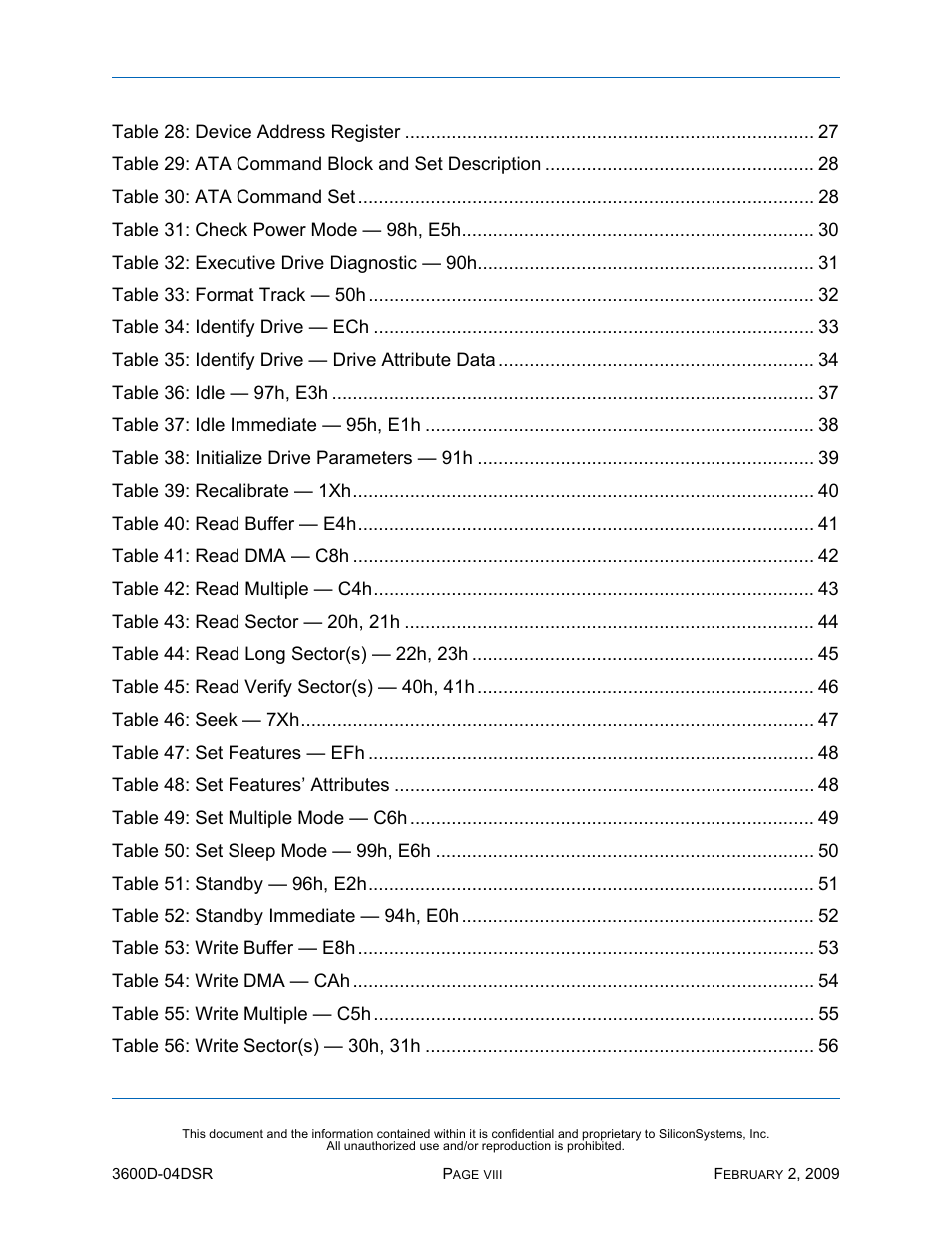 Silicon Image SiliconDrive SSD-D16G(I)-3600 User Manual | Page 8 / 76