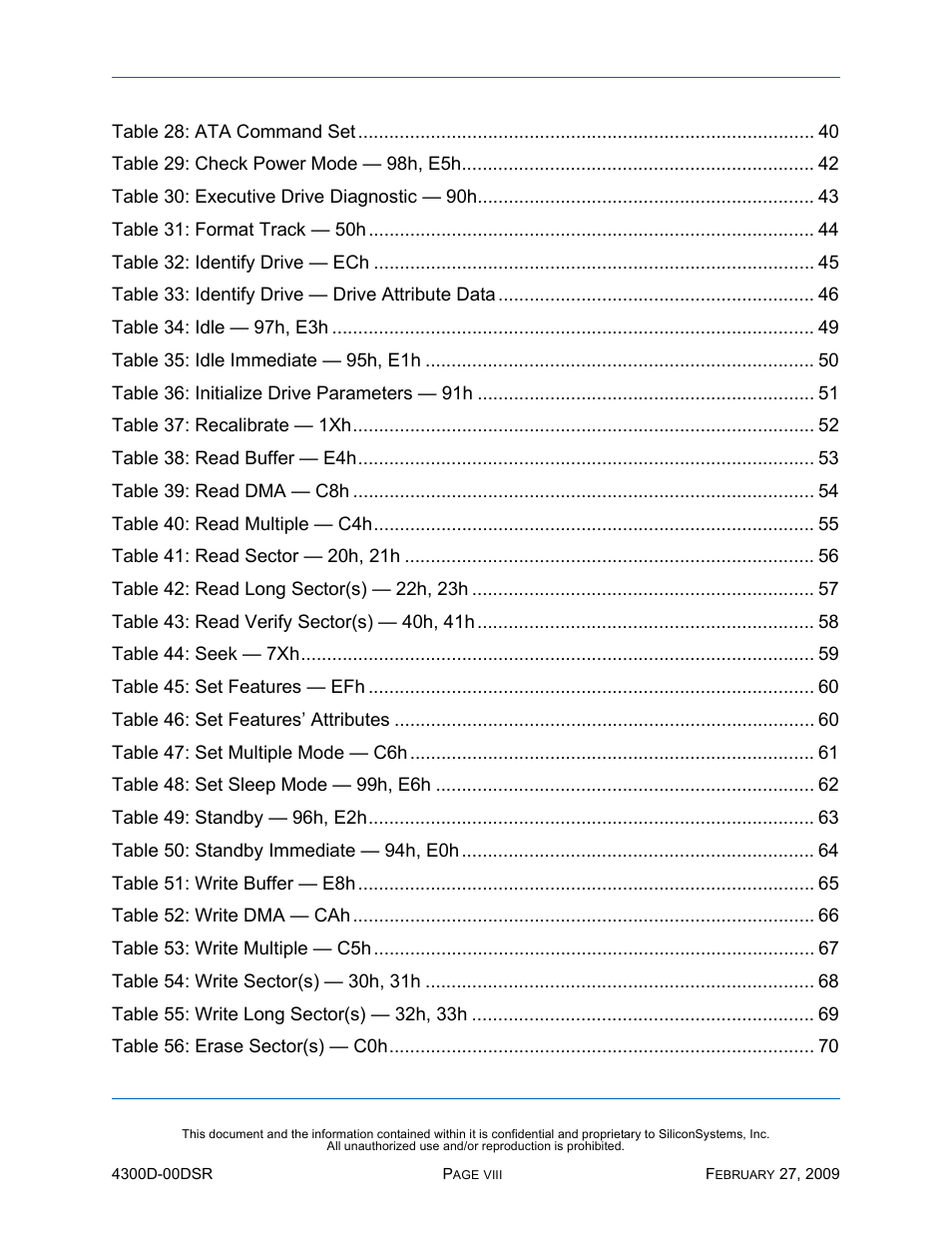 Silicon Image SiliconDrive SSD-D32G(I)-4300 User Manual | Page 8 / 88