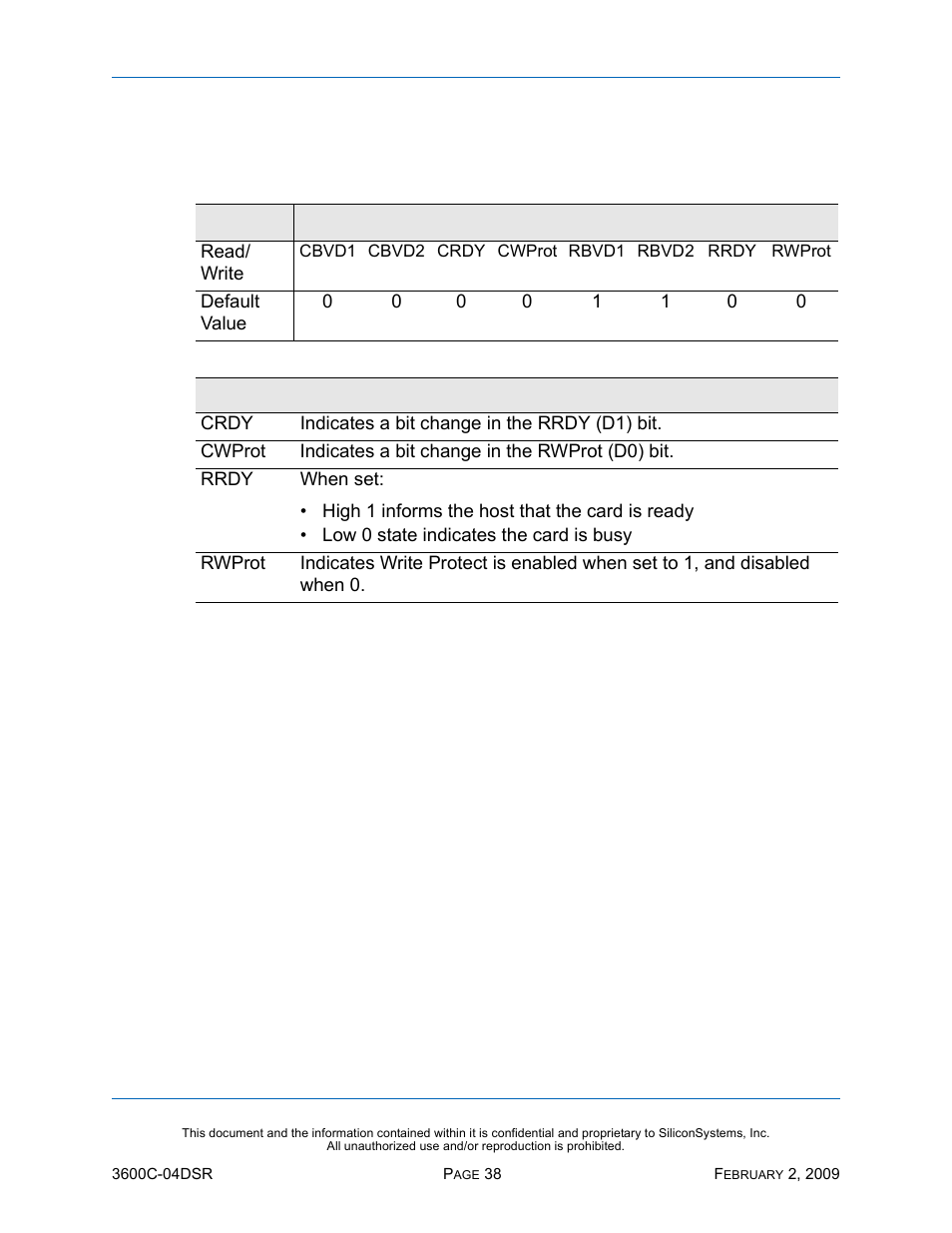 Pin placement register (204h), Table 24: pin placement register (204h) | Silicon Image SiliconDrive SSD-C08G(I)-3600 User Manual | Page 48 / 107