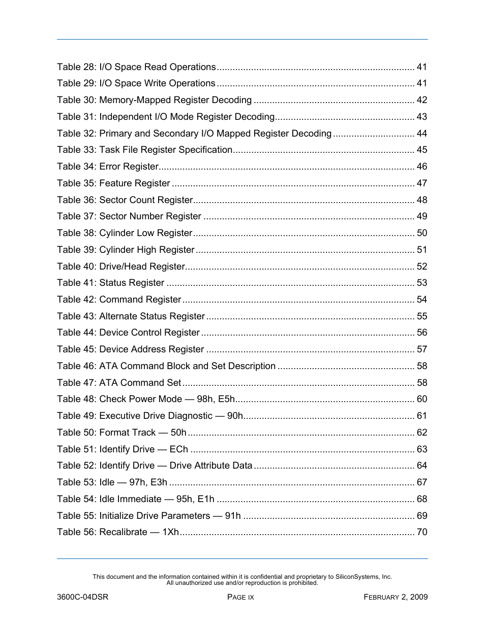 Silicon Image SiliconDrive SSD-C08G(I)-3600 User Manual | Page 9 / 107