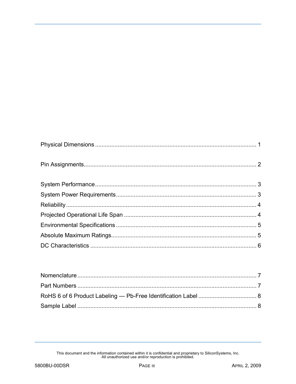 Silicon Image SiliconDrive 5800BU-00DSR User Manual | Page 3 / 16