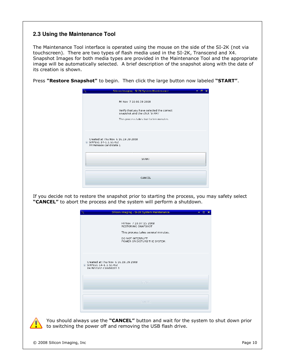 Silicon Image silicondvr s1-2k User Manual | Page 10 / 38