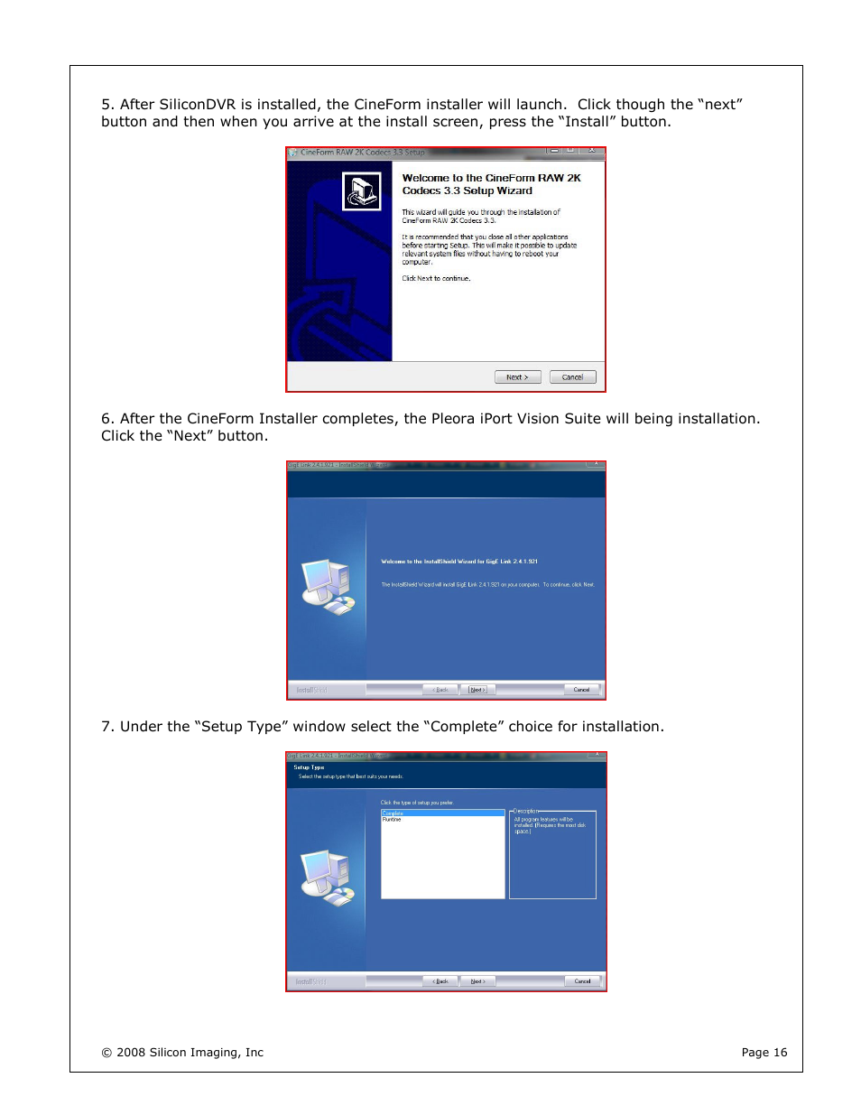 Silicon Image silicondvr s1-2k User Manual | Page 16 / 38