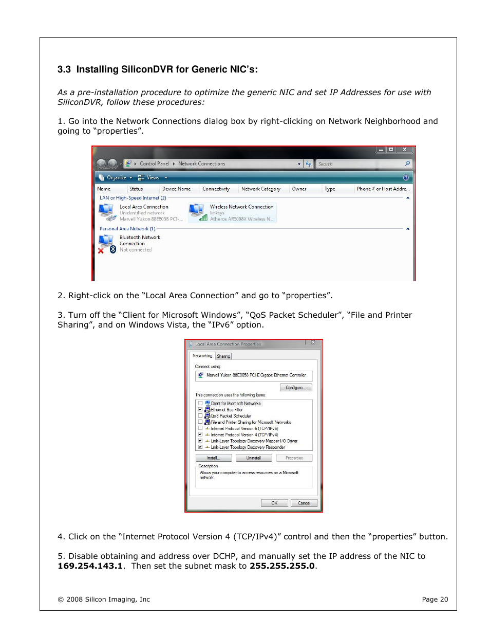 Silicon Image silicondvr s1-2k User Manual | Page 20 / 38