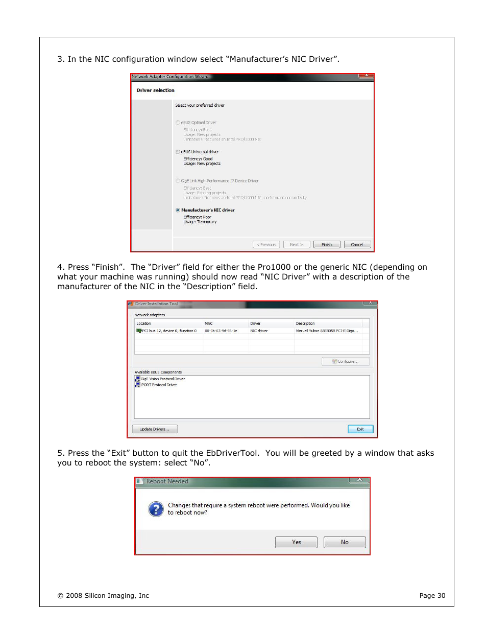 Silicon Image silicondvr s1-2k User Manual | Page 30 / 38