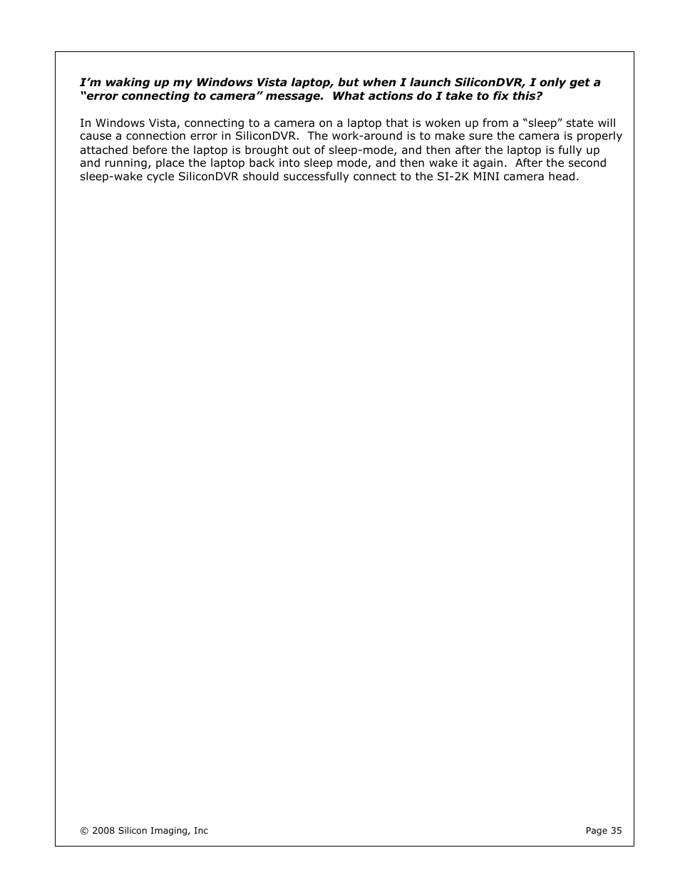 Silicon Image silicondvr s1-2k User Manual | Page 35 / 38