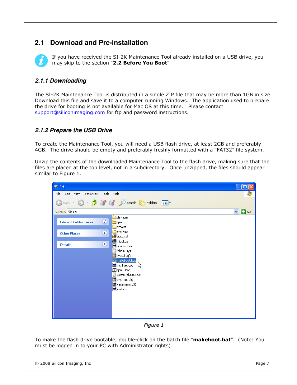 1 download and pre-installation | Silicon Image silicondvr s1-2k User Manual | Page 7 / 38