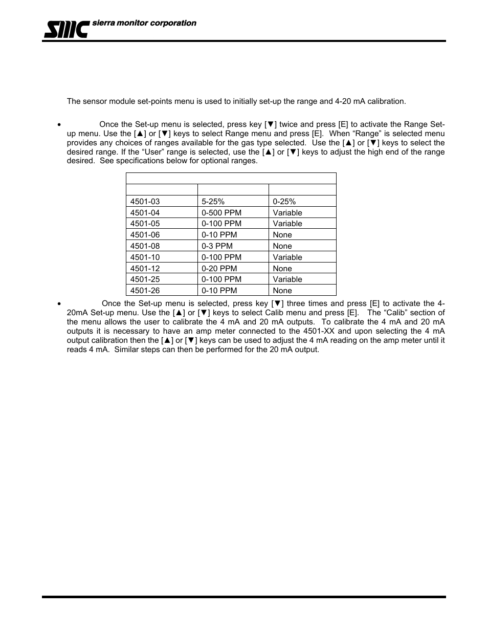 Sierra Monitor Corporation 4501-05 User Manual | Page 15 / 39