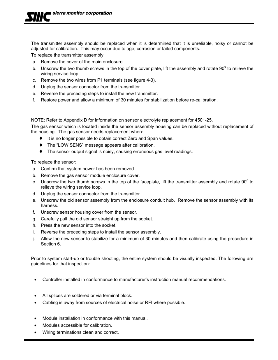 Sierra Monitor Corporation 4501-05 User Manual | Page 21 / 39