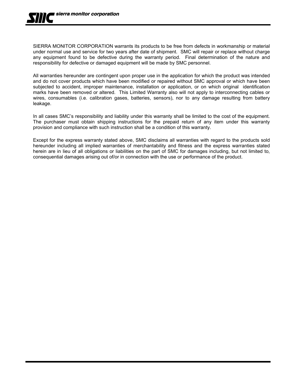 Sierra Monitor Corporation 4501-05 User Manual | Page 27 / 39