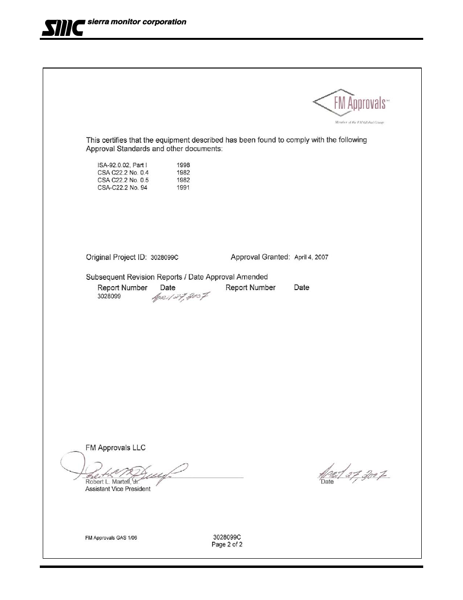 Sierra Monitor Corporation 4501-05 User Manual | Page 35 / 39
