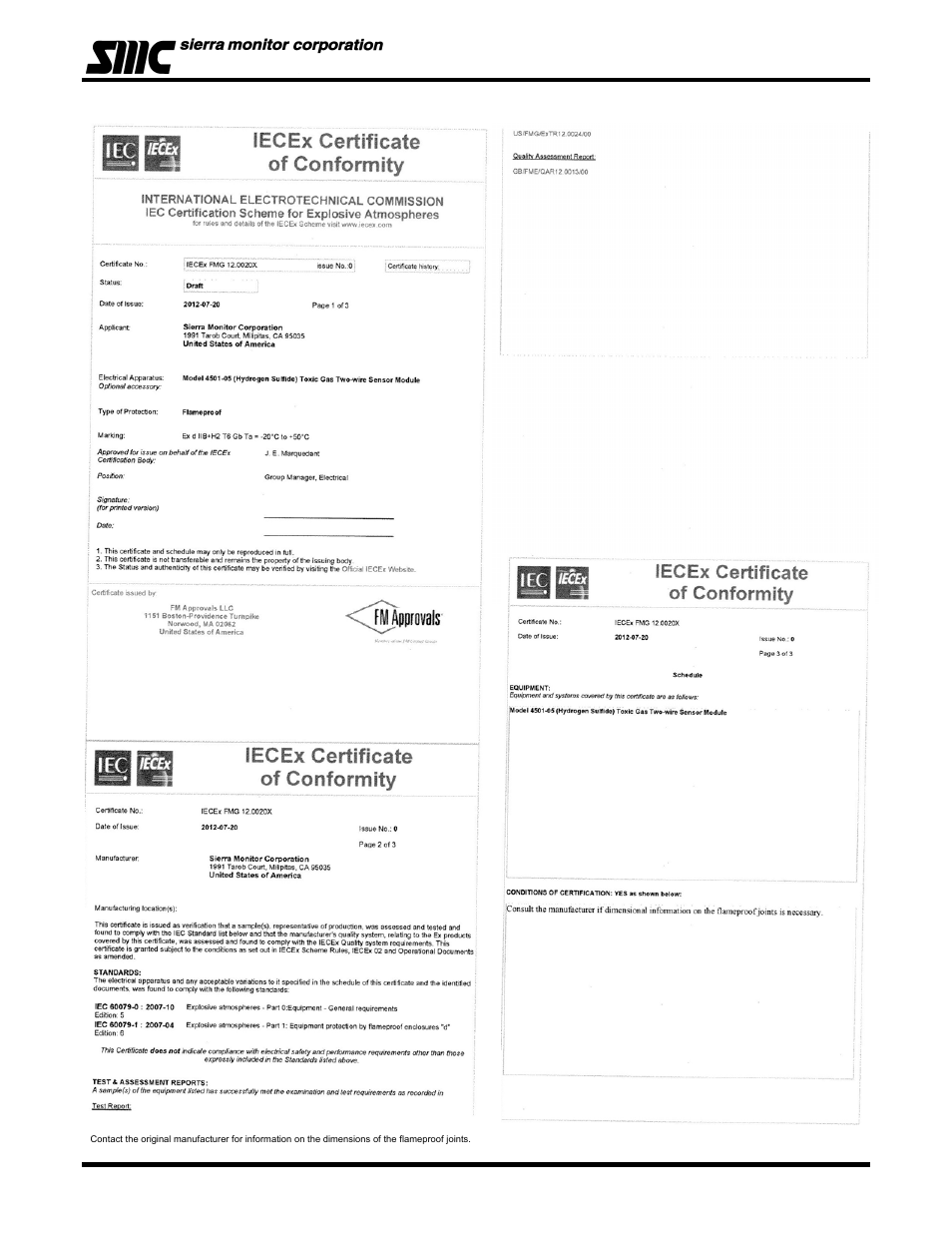 Sierra Monitor Corporation 4501-05 User Manual | Page 37 / 39