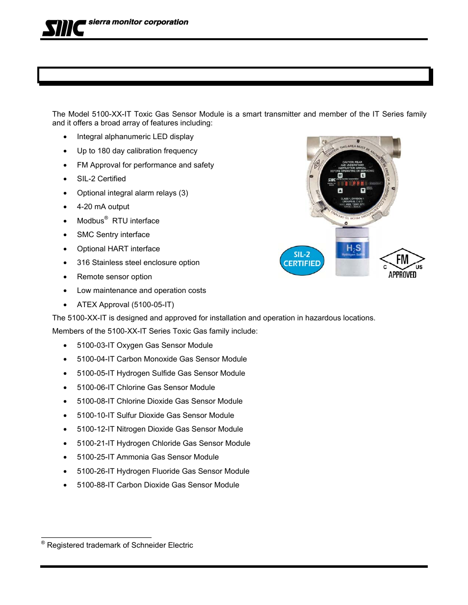 Sierra Monitor Corporation 5100-06-IT User Manual | Page 5 / 63