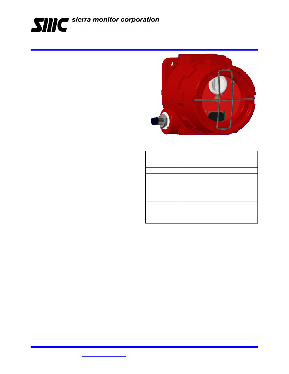 Sierra Monitor Corporation 3140-01 User Manual | 1 page