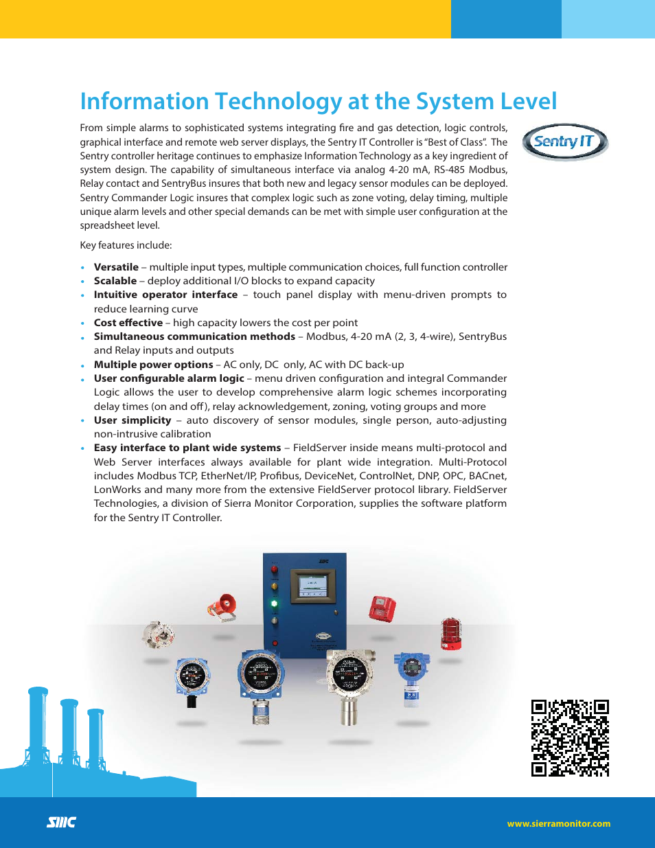 Information technology at the system level | Sierra Monitor Corporation Gas and Flame Detection System User Manual | Page 5 / 6