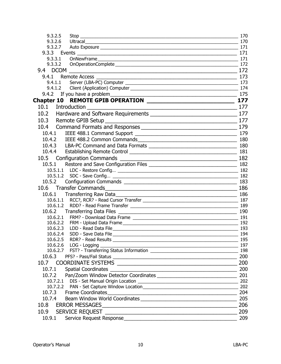 SIGMA LBA-708 User Manual | Page 10 / 281