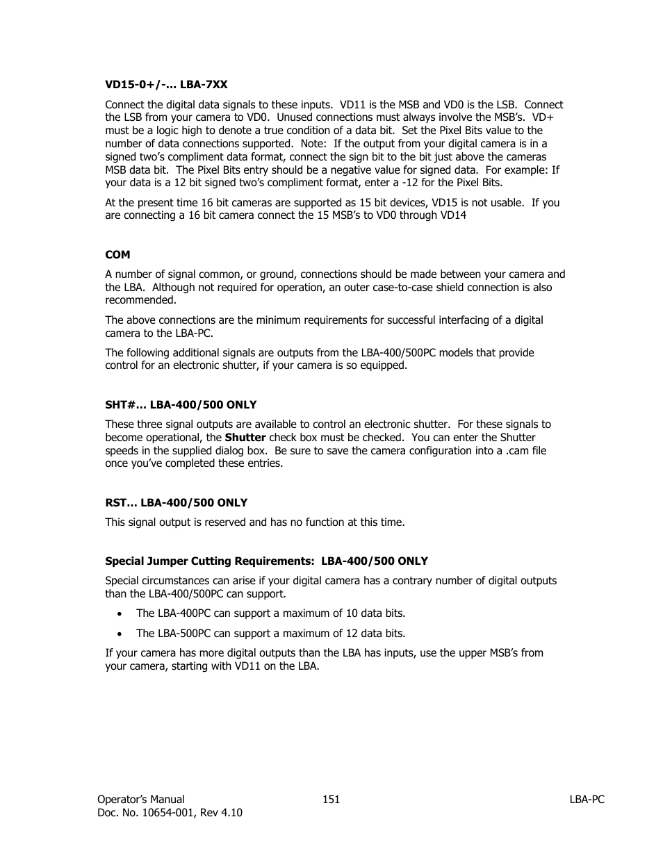 SIGMA LBA-708 User Manual | Page 151 / 281