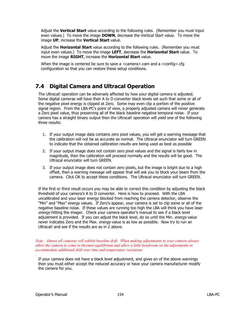 Digital camera and ultracal operation, 4 digital camera and ultracal operation | SIGMA LBA-708 User Manual | Page 154 / 281