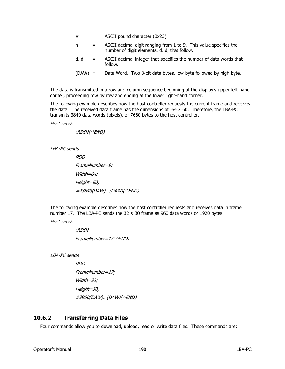Transferring data files | SIGMA LBA-708 User Manual | Page 190 / 281