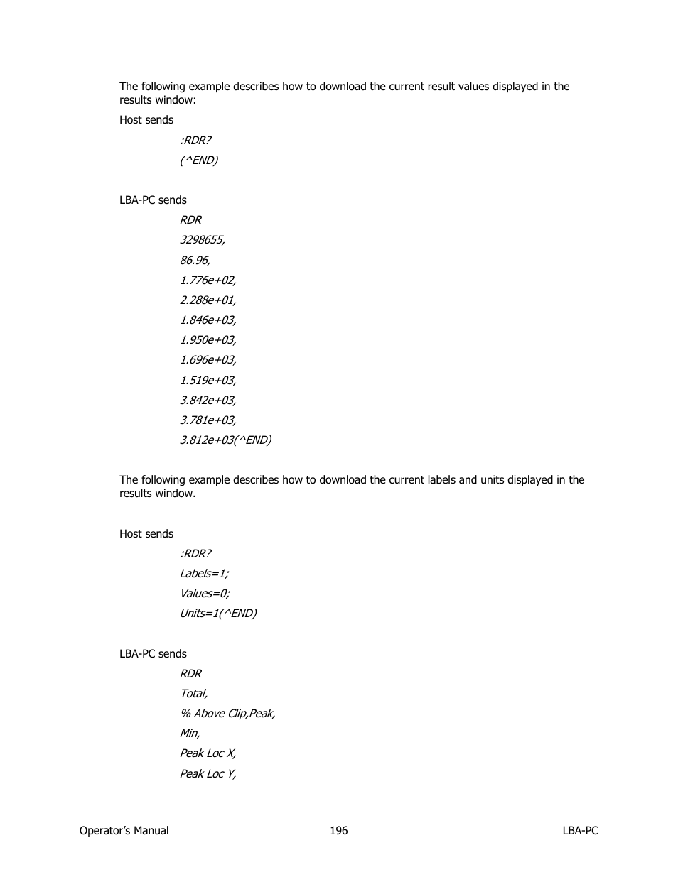 SIGMA LBA-708 User Manual | Page 196 / 281