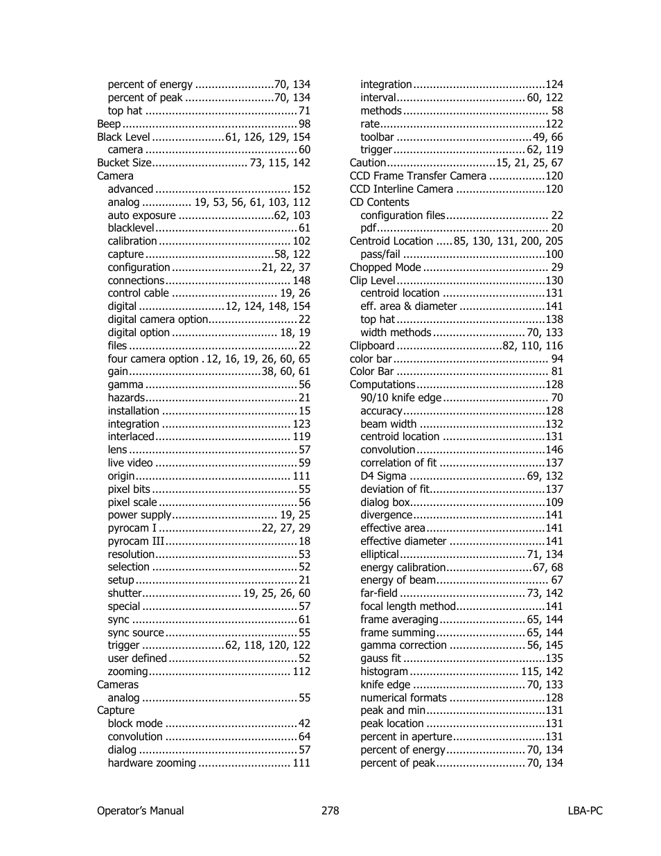 SIGMA LBA-708 User Manual | Page 278 / 281