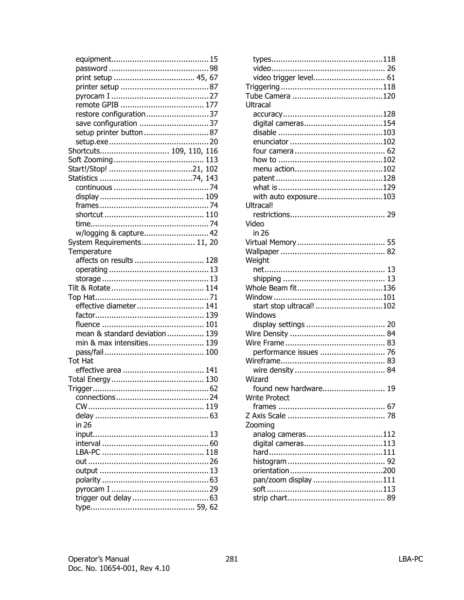 SIGMA LBA-708 User Manual | Page 281 / 281