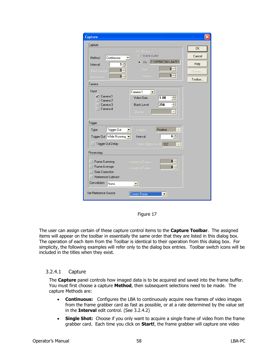 Capture | SIGMA LBA-708 User Manual | Page 58 / 281